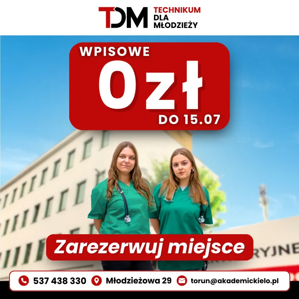 Technikum Weterynaryjne w Toruniu - Rok Szkolny 25/26